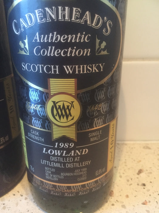Littlemill 1989 - 10y Cadenhead cs - 6cl