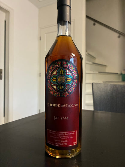 Cognac Le Temps Retrouvé, Lot No.46 - 1946, almost 80 year old cognac
