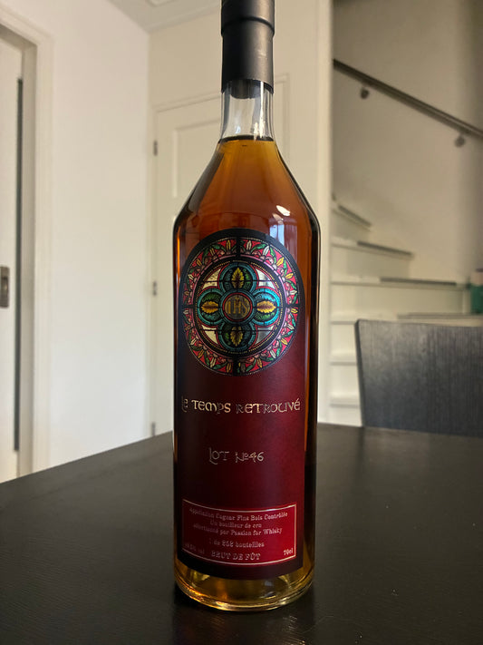 Cognac Le Temps Retrouvé, Lot No.46 - 1946, almost 80 year old cognac