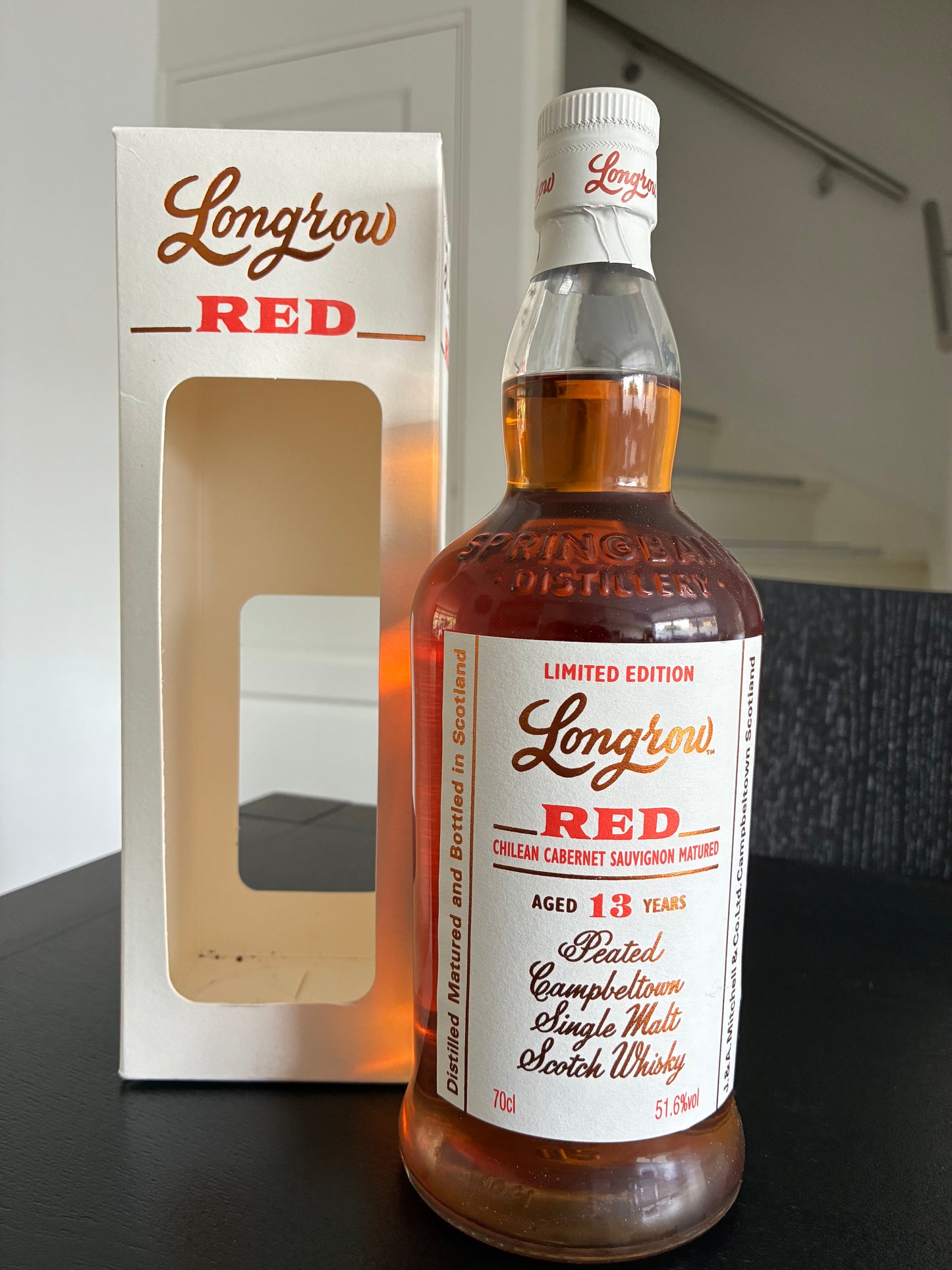 Longrow Red 13y chilean cabernet - full bottle