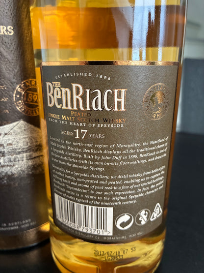 Benriach 17y Septendecim (2013) - full bottle