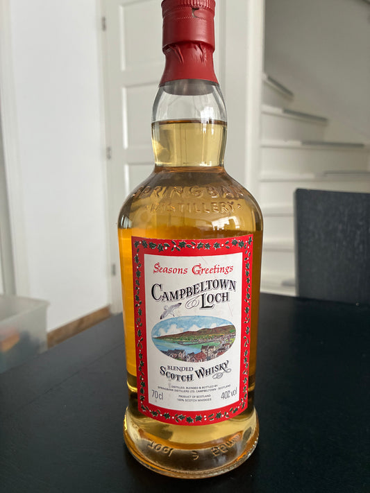 Campbeltown Loch Seasons Greetings - full bottle