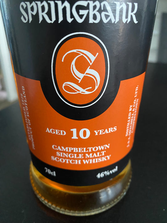 Springbank 10y OB, bottled 2018 - 6cl