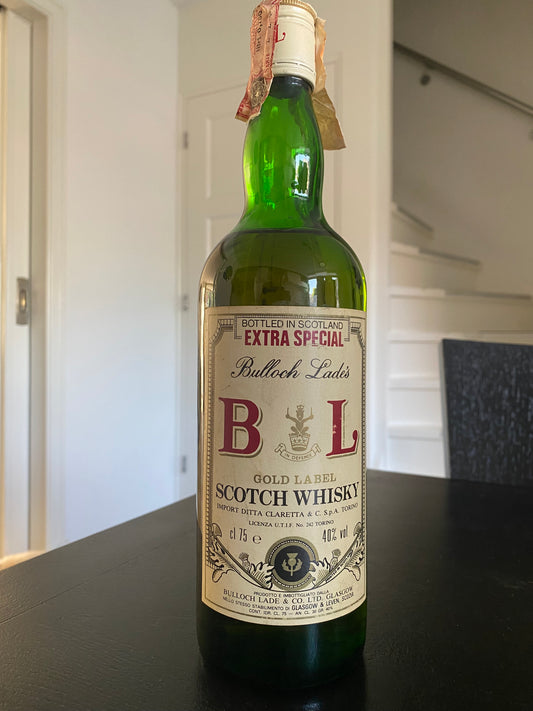 Bulloch Lade's BL gold label - full bottle