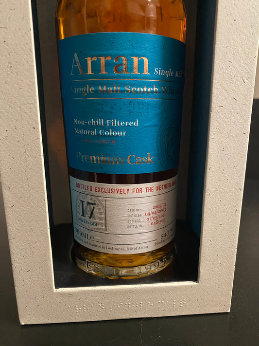 Arran 2003 premium cask, Sherry Butt cask 2003/32 - 6cl